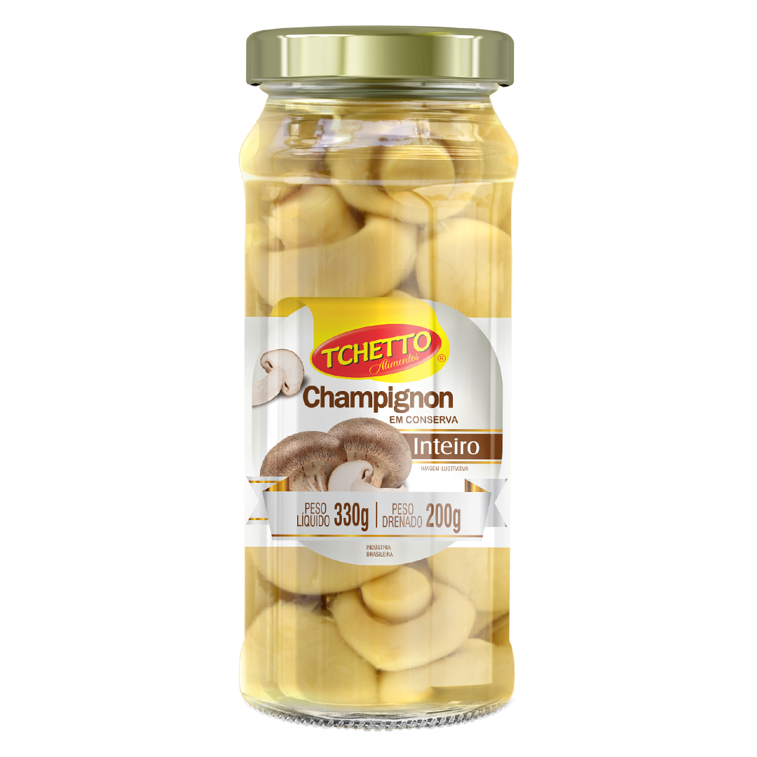 Champignon Inteiro Vidro