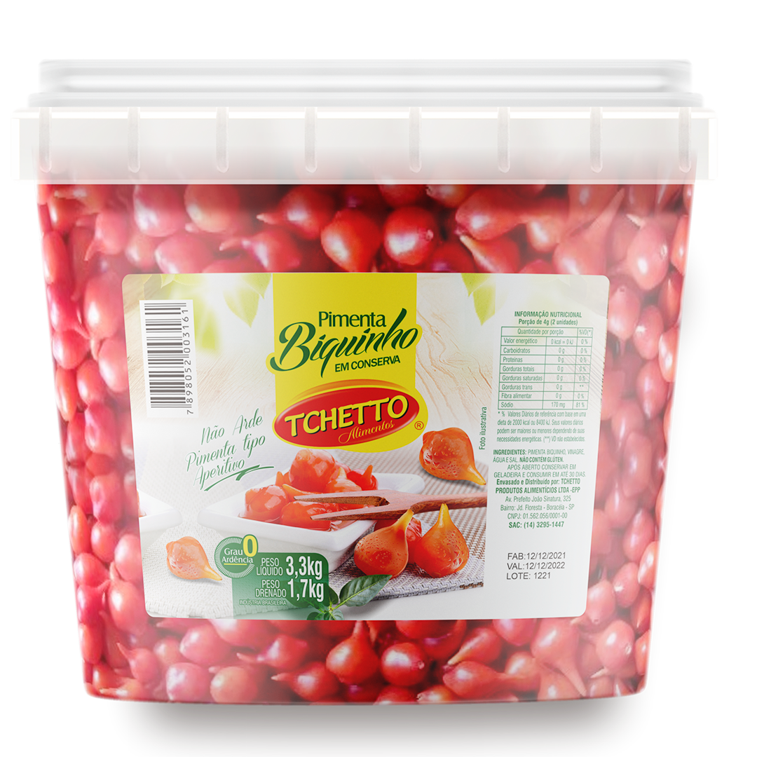 Pimenta Biquinho 3,3kg