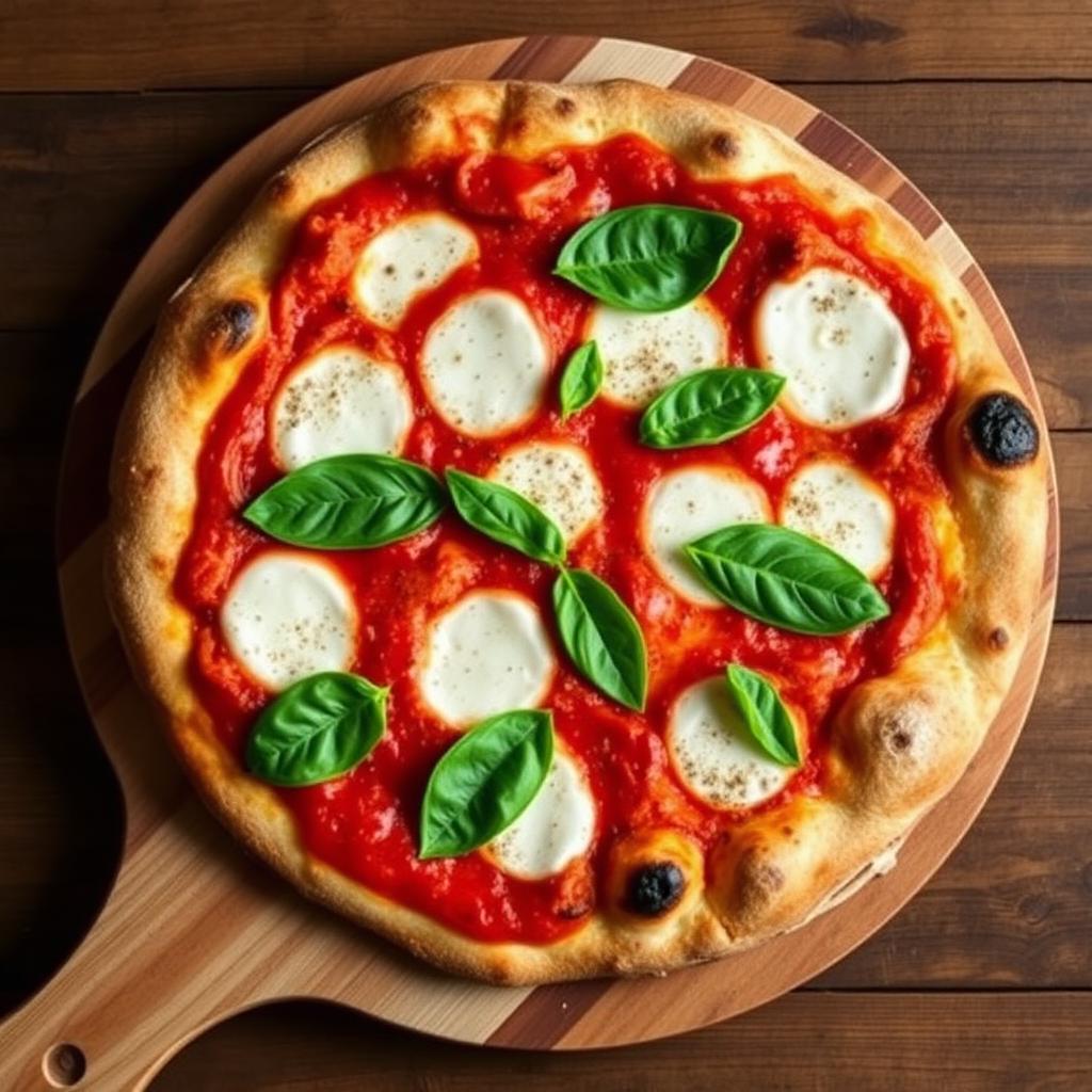 Pizza Margherita com Molho de Tomate Tchetto